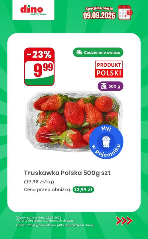 Dino - gazetka promocyjna Specjalna oferta na 09.09.2026 - promocje spoza gazetki od środy 09.09  - strona 2