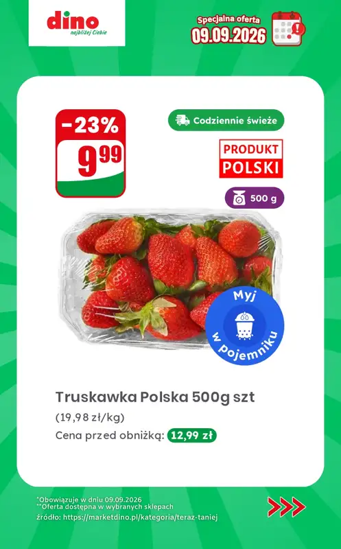 Dino - gazetka promocyjna Specjalna oferta na 09.09.2026 - promocje spoza gazetki od środy 09.09  - strona 2