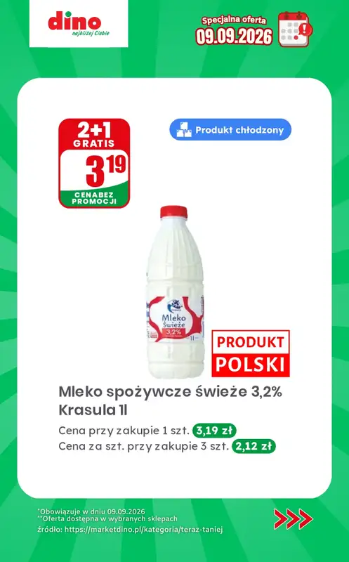 Dino - gazetka promocyjna Specjalna oferta na 09.09.2026 - promocje spoza gazetki od środy 09.09  - strona 4