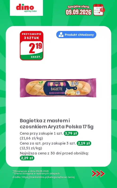 Dino - gazetka promocyjna Specjalna oferta na 09.09.2026 - promocje spoza gazetki od środy 09.09  - strona 6