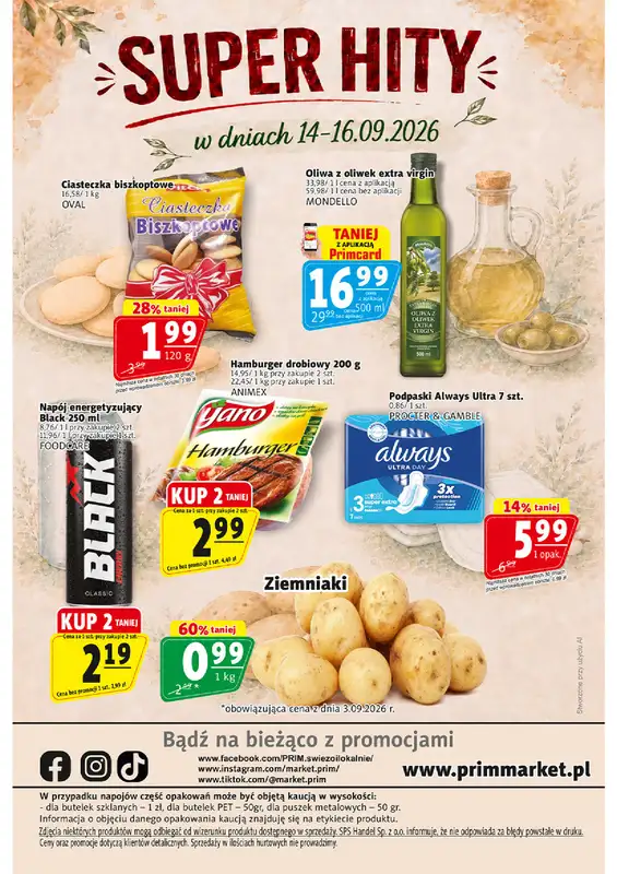 Prim Market - gazetka promocyjna Gazetka od czwartku 10.09 do środy 16.09 - strona 16