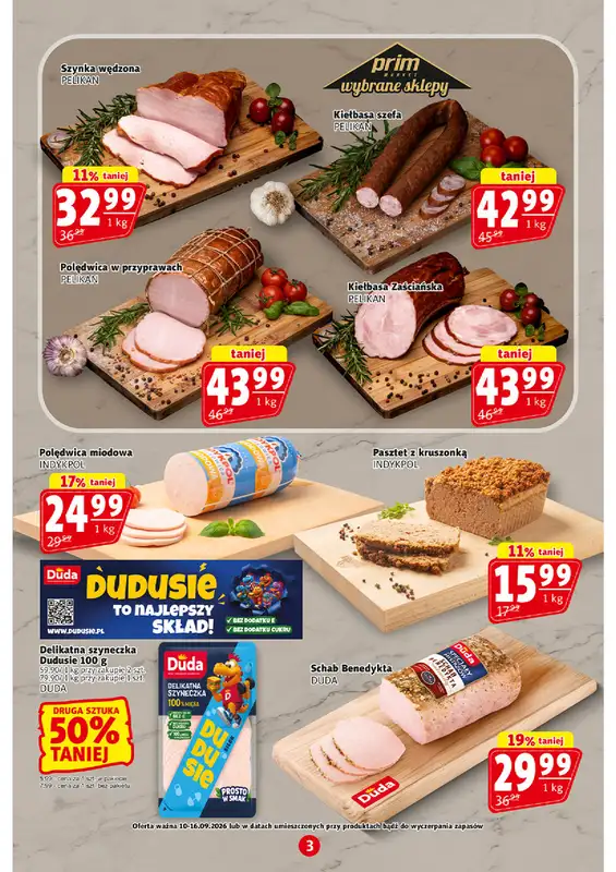 Prim Market - gazetka promocyjna Gazetka od czwartku 10.09 do środy 16.09 - strona 3