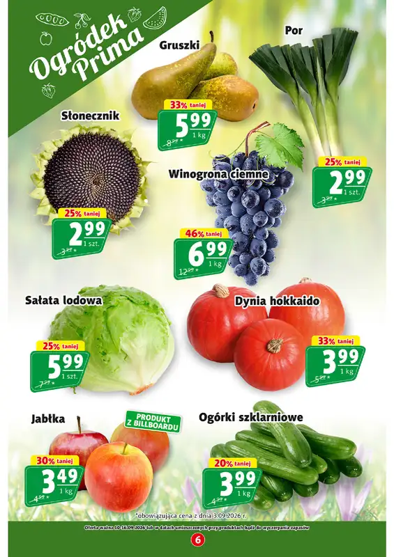 Prim Market - gazetka promocyjna Gazetka od czwartku 10.09 do środy 16.09 - strona 6