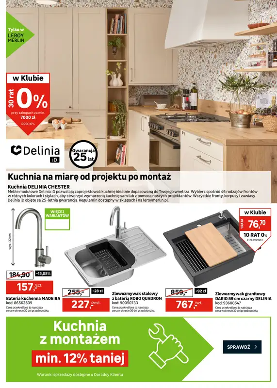 Leroy Merlin - gazetka promocyjna Gazetka Czas na remont od środy 09.09 do wtorku 29.09 - strona 17