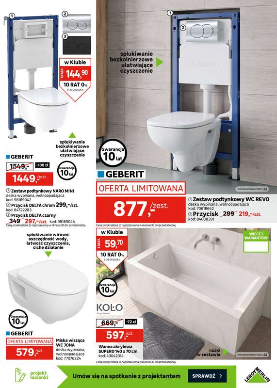 Leroy Merlin - gazetka promocyjna Gazetka Czas na remont od środy 09.09 do wtorku 29.09 - strona 25