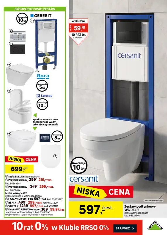 Leroy Merlin - gazetka promocyjna Gazetka Czas na remont od środy 09.09 do wtorku 29.09 - strona 27