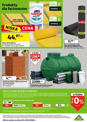 Leroy Merlin - gazetka promocyjna Gazetka Czas na remont od środy 09.09 do wtorku 29.09 - strona 44