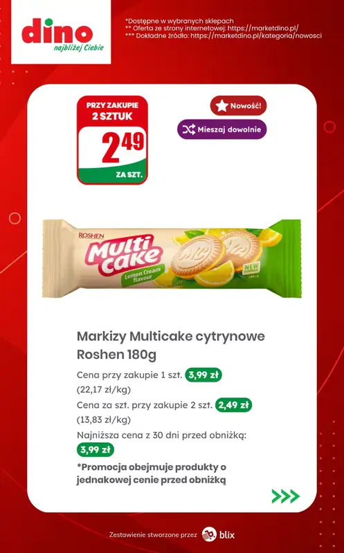 Dino - gazetka promocyjna Nowości w Dino! od środy 09.09  - strona 10