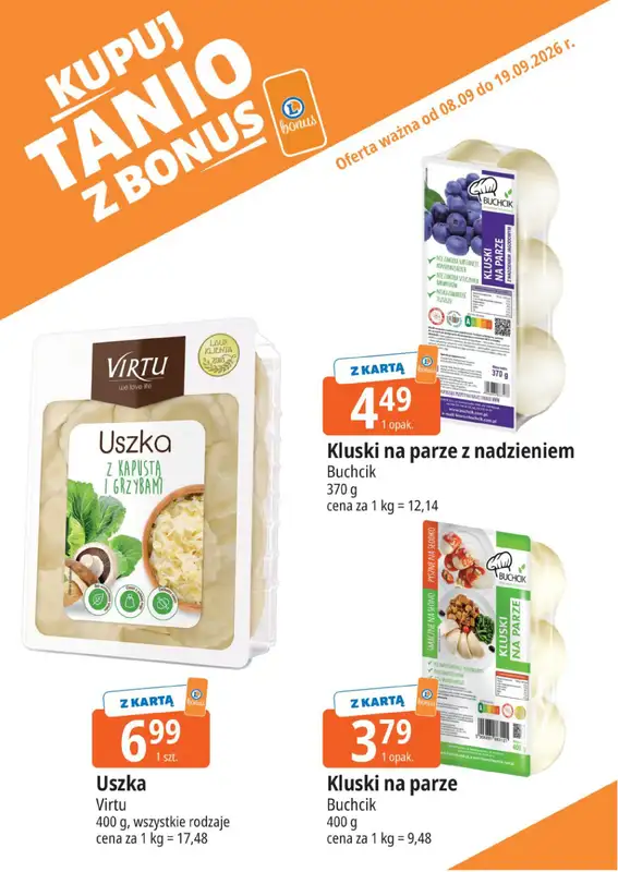 Leclerc - gazetka promocyjna Kupuj tanio z bonus od środy 09.09 do soboty 19.09 - strona 6