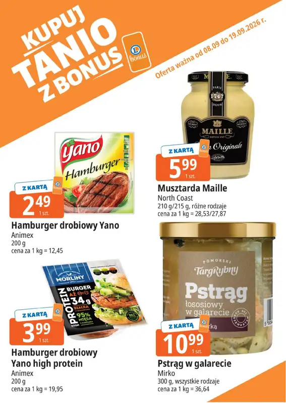 Leclerc - gazetka promocyjna Kupuj tanio z bonus od środy 09.09 do soboty 19.09 - strona 5