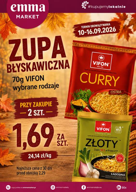 emma MARKET - gazetka promocyjna Plakaty promocyjne od czwartku 10.09 do środy 16.09 - strona 7