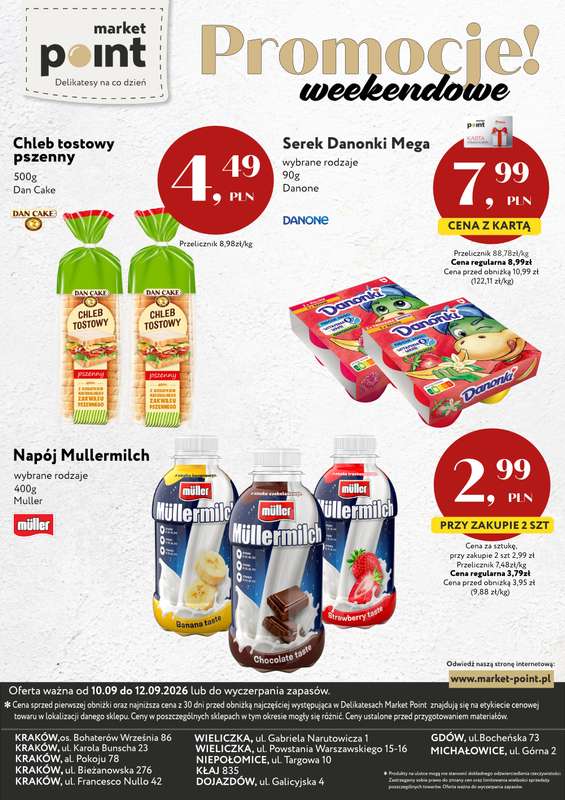 Market Point - gazetka promocyjna Ulotka weekendowa od czwartku 10.09 do soboty 12.09 - strona 10