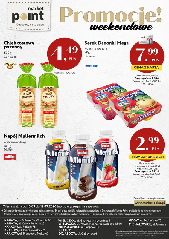 Market Point - gazetka promocyjna Ulotka weekendowa od czwartku 10.09 do soboty 12.09 - strona 10