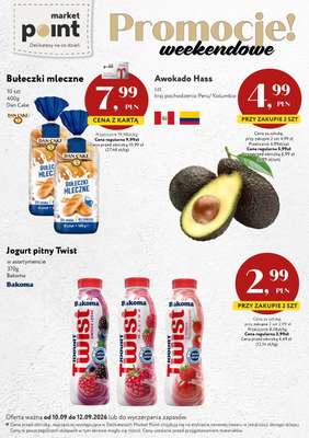 Market Point - gazetka promocyjna Ulotka weekendowa od czwartku 10.09 do soboty 12.09
