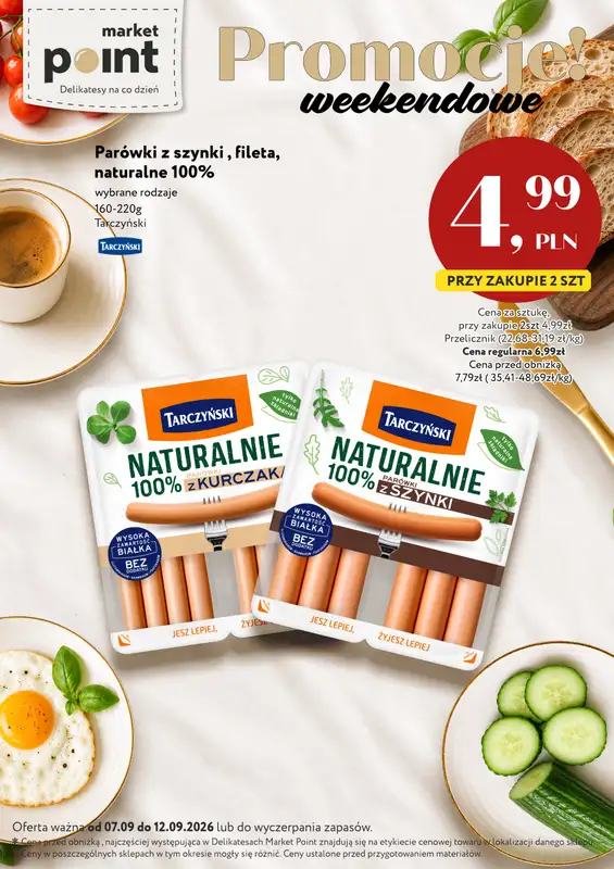 Market Point - gazetka promocyjna Ulotka weekendowa od czwartku 10.09 do soboty 12.09 - strona 3