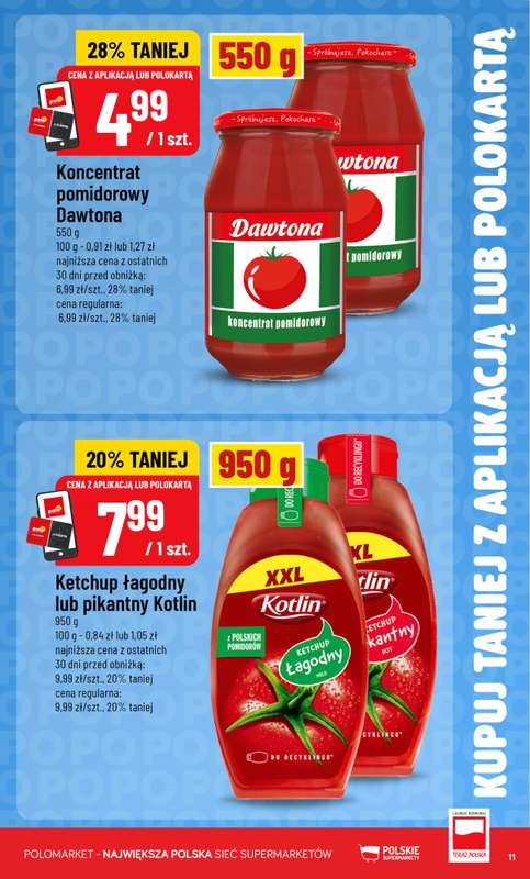 POLOmarket - gazetka promocyjna Kupuj taniej z aplikacją lub polokartą od środy 09.09 do wtorku 15.09 - strona 11
