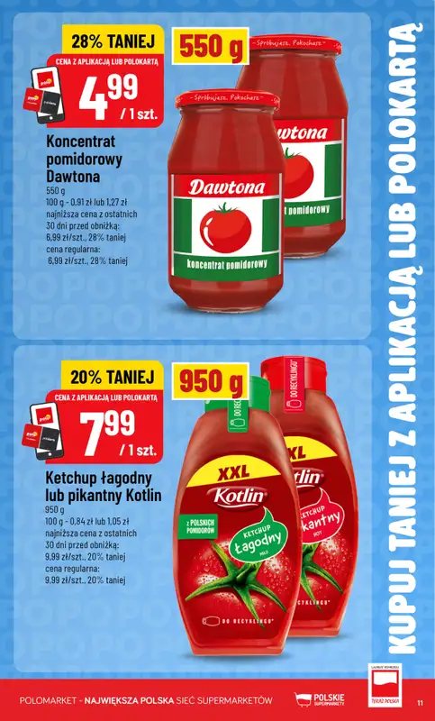 POLOmarket - gazetka promocyjna Kupuj taniej z aplikacją lub polokartą od środy 09.09 do wtorku 15.09 - strona 11