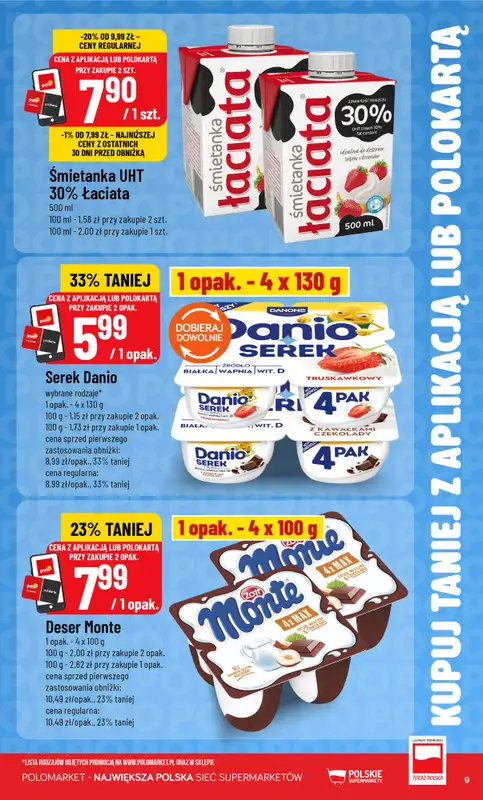 POLOmarket - gazetka promocyjna Kupuj taniej z aplikacją lub polokartą od środy 09.09 do wtorku 15.09 - strona 9