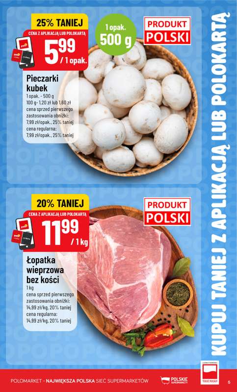 POLOmarket - gazetka promocyjna Kupuj taniej z aplikacją lub polokartą od środy 09.09 do wtorku 15.09 - strona 5