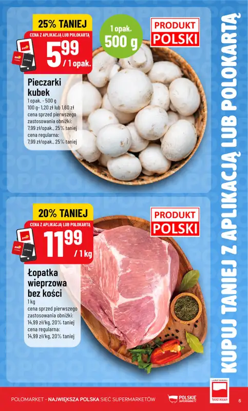 POLOmarket - gazetka promocyjna Kupuj taniej z aplikacją lub polokartą od środy 09.09 do wtorku 15.09 - strona 5