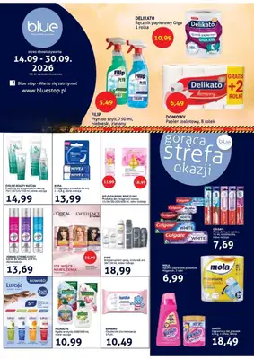 Blue Stop - gazetka promocyjna Gazetka od poniedziałku 14.09 do środy 30.09
