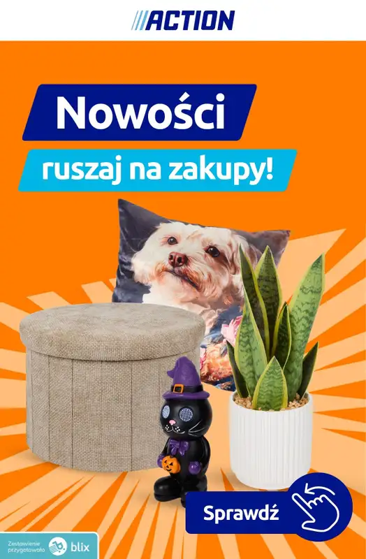 Action - gazetka promocyjna Nowości w Action!  