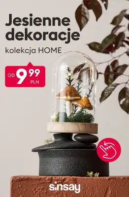 Sinsay - gazetka promocyjna Jesienne dekoracje - od 9,99 PLN od środy 09.09 