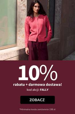 bonprix - gazetka promocyjna 10% rabatu + darmowa dostawa z KODEM! od środy 09.09 do piątku 11.09
