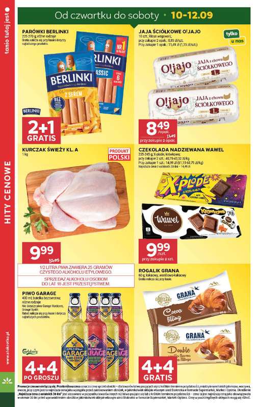 Stokrotka - gazetka promocyjna Gazetka Supermarket od czwartku 10.09 do środy 16.09 - strona 6