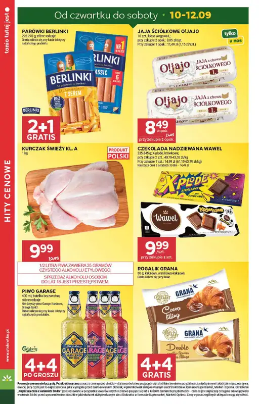 Stokrotka - gazetka promocyjna Gazetka Supermarket od czwartku 10.09 do środy 16.09 - strona 6