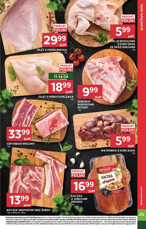 Stokrotka - gazetka promocyjna Gazetka Supermarket od czwartku 10.09 do środy 16.09 - strona 11