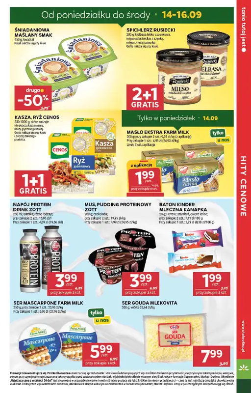 Stokrotka - gazetka promocyjna Gazetka Market od czwartku 10.09 do środy 16.09 - strona 9