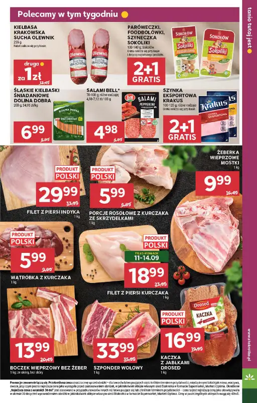 Stokrotka - gazetka promocyjna Gazetka Market od czwartku 10.09 do środy 16.09 - strona 11