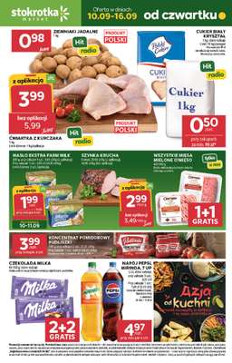 Stokrotka - gazetka promocyjna Gazetka Market od czwartku 10.09 do środy 16.09
