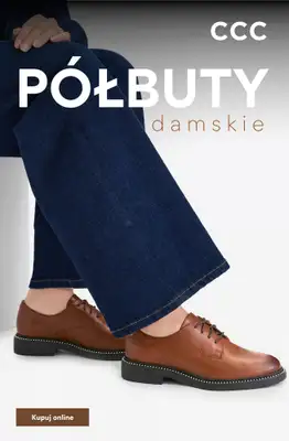 CCC - gazetka promocyjna Półbuty damskie od środy 09.09 