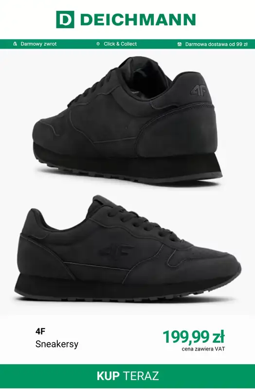 Deichmann - gazetka promocyjna Sneakersy męskie od środy 09.09  - strona 6