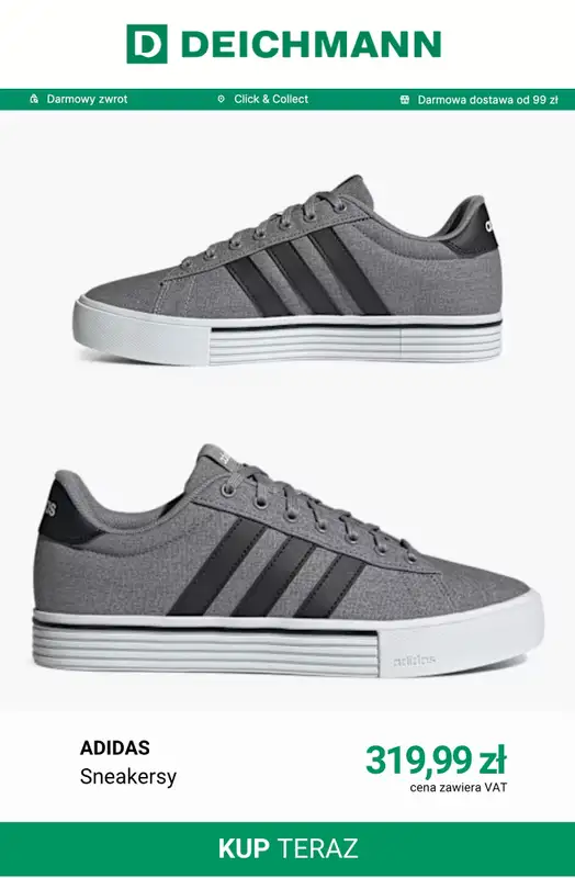 Deichmann - gazetka promocyjna Sneakersy męskie od środy 09.09  - strona 4