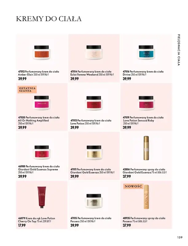 Oriflame - gazetka promocyjna Katalog 14/2026 od środy 30.09 do wtorku 10.11 - strona 139