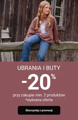Smyk - gazetka promocyjna Ubrania i buty: -20% przy zakupie min. 2 szt. od środy 09.09 do piątku 11.09