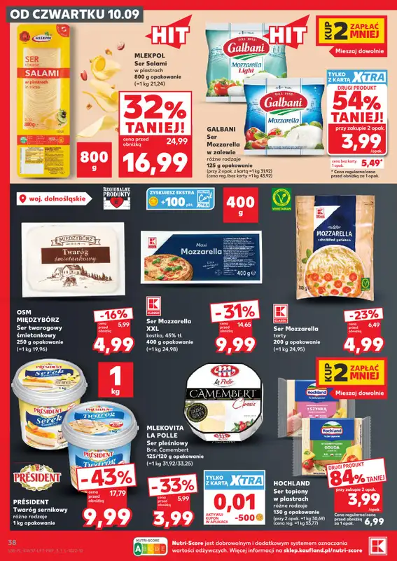 Kaufland - gazetka promocyjna Gazetka Tygodnia od czwartku 10.09 do środy 16.09 - strona 38