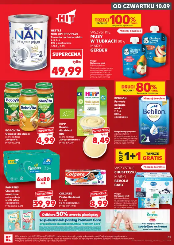 Kaufland - gazetka promocyjna Gazetka Tygodnia od czwartku 10.09 do środy 16.09 - strona 61