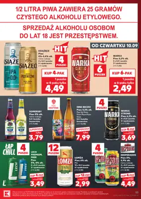 Kaufland - gazetka promocyjna Gazetka Tygodnia od czwartku 10.09 do środy 16.09 - strona 53