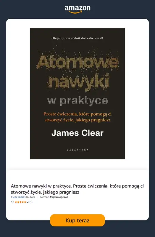 Amazon - gazetka promocyjna Książkowe bestsellery od środy 09.09  - strona 8