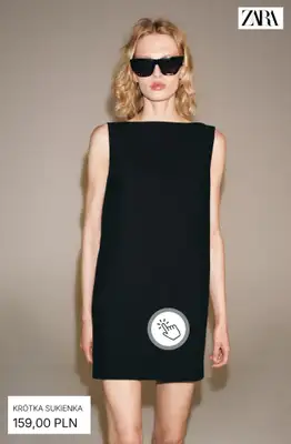 Zara - gazetka promocyjna Modne sukienki od środy 09.09  - strona 10