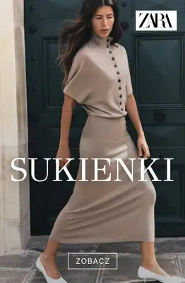 Zara - gazetka promocyjna Modne sukienki od środy 09.09 