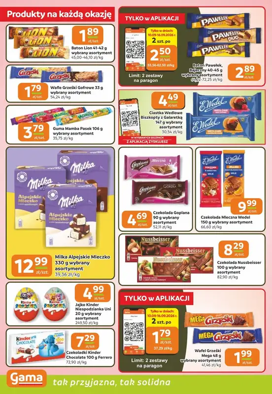 Gama - gazetka promocyjna Gazetka od czwartku 10.09 do wtorku 22.09 - strona 4