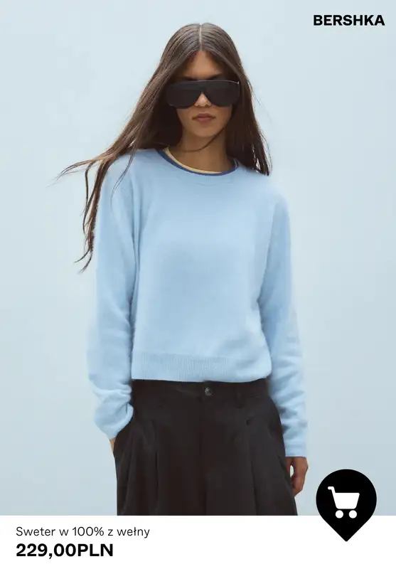 Bershka - gazetka promocyjna Swetry dla niej od środy 09.09  - strona 12