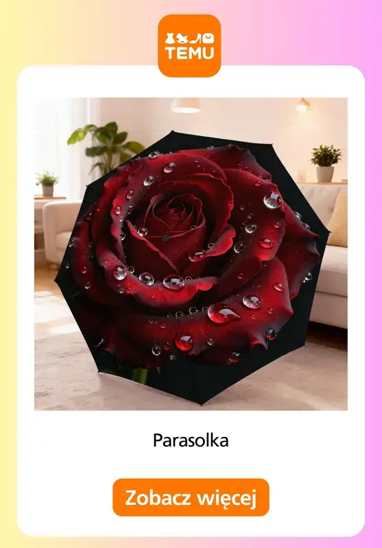 Temu - gazetka promocyjna Parasolki na deszczowe dni od środy 09.09  - strona 4