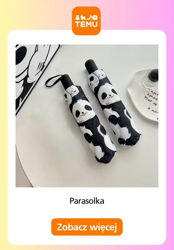 Temu - gazetka promocyjna Parasolki na deszczowe dni od środy 09.09  - strona 12