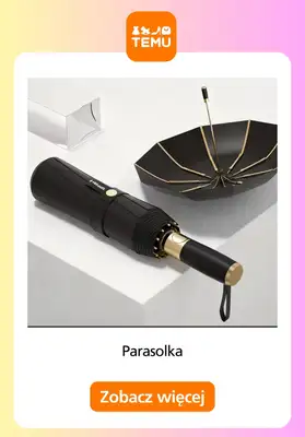Temu - gazetka promocyjna Parasolki na deszczowe dni od środy 09.09  - strona 2